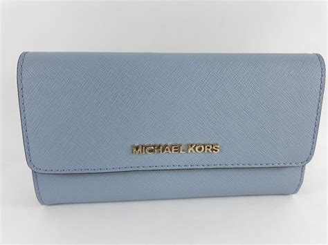 pale blue michael kors wallet|Michael Kors oversized wallet.